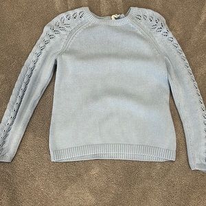 kid nation girls light blue sweater size 8-10Y (large)